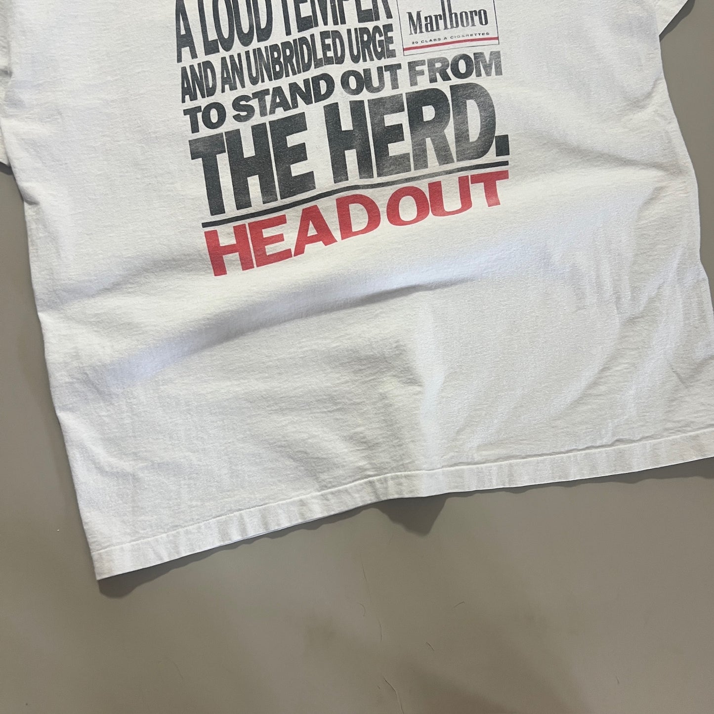 Large 1990s Marlboro Head Out T-shirt