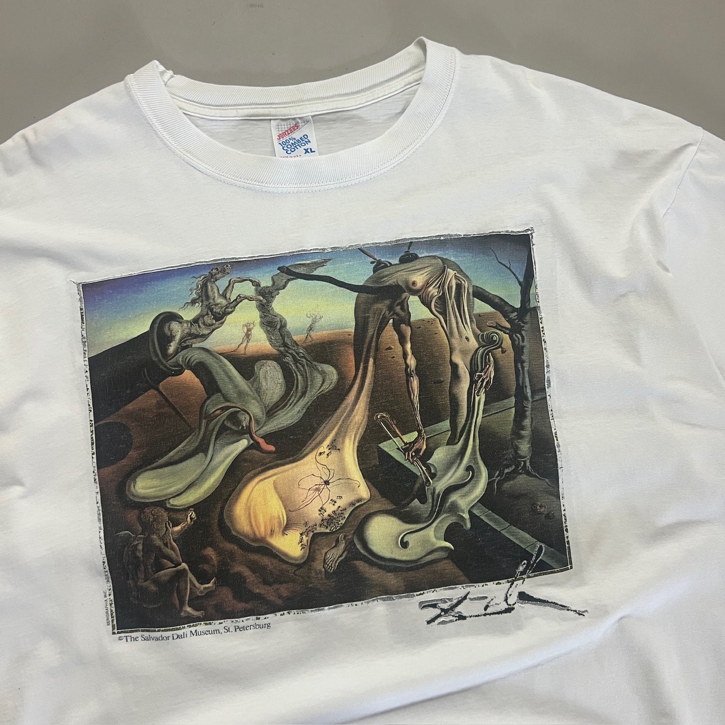 XL 1990s Salvador Dali Repaired Art T-shirt