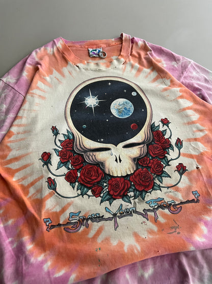 XL 1992 Heavily Distressed Grateful Dead Tye Dye T-shirt