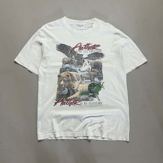 Large 1990s Author of all Creation T-shirt