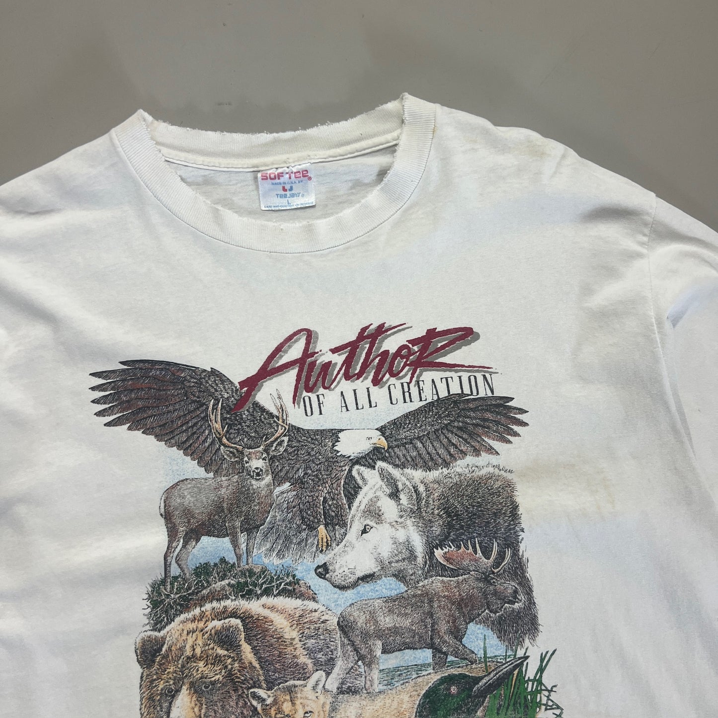Large 1990s Author of all Creation T-shirt