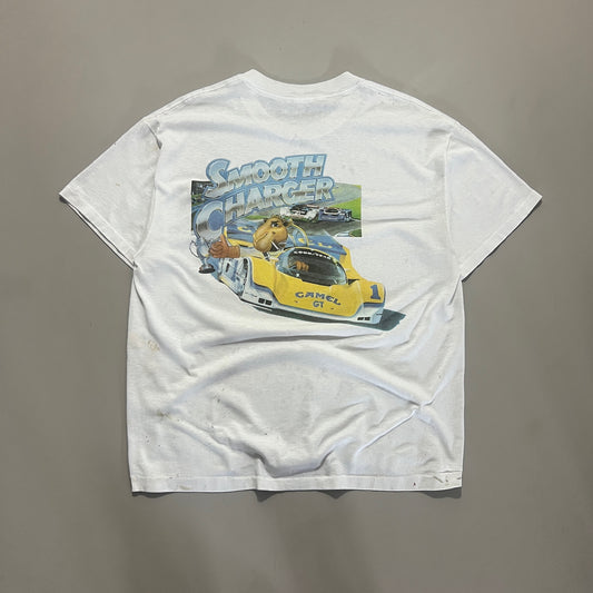 Large 1990s Distressed Camel Smooth Charger T-shirt