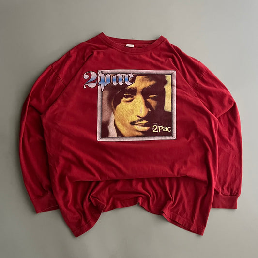 2XL 2000s 2Pac Rap T-shirt