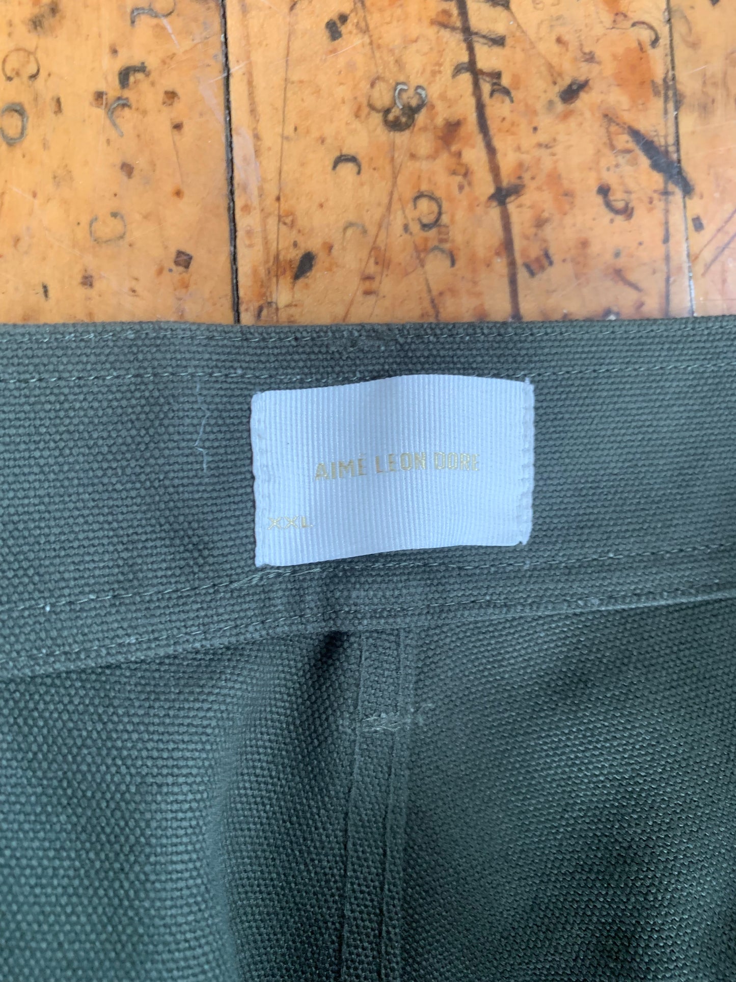39x30.5 Aime Leon Dore Waxed Double Knee Pant