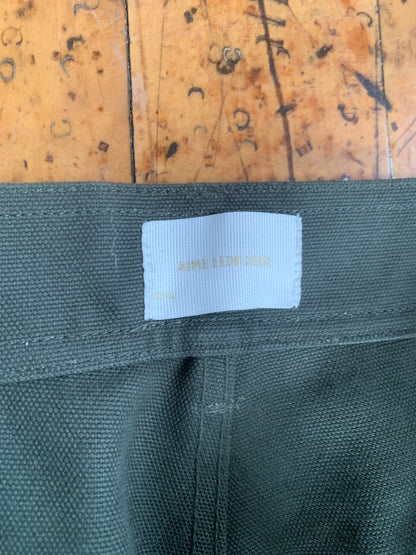39x30.5 Aime Leon Dore Waxed Double Knee Pant