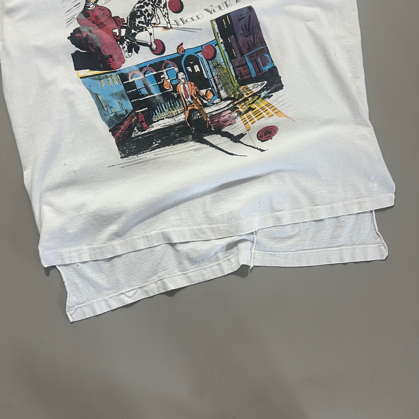 XL 1987 Rush Hold Your Breath Tour T-shirt