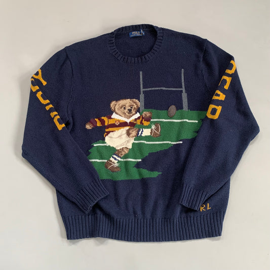 XL Polo Ralph Lauren Bear Rugby Sweater