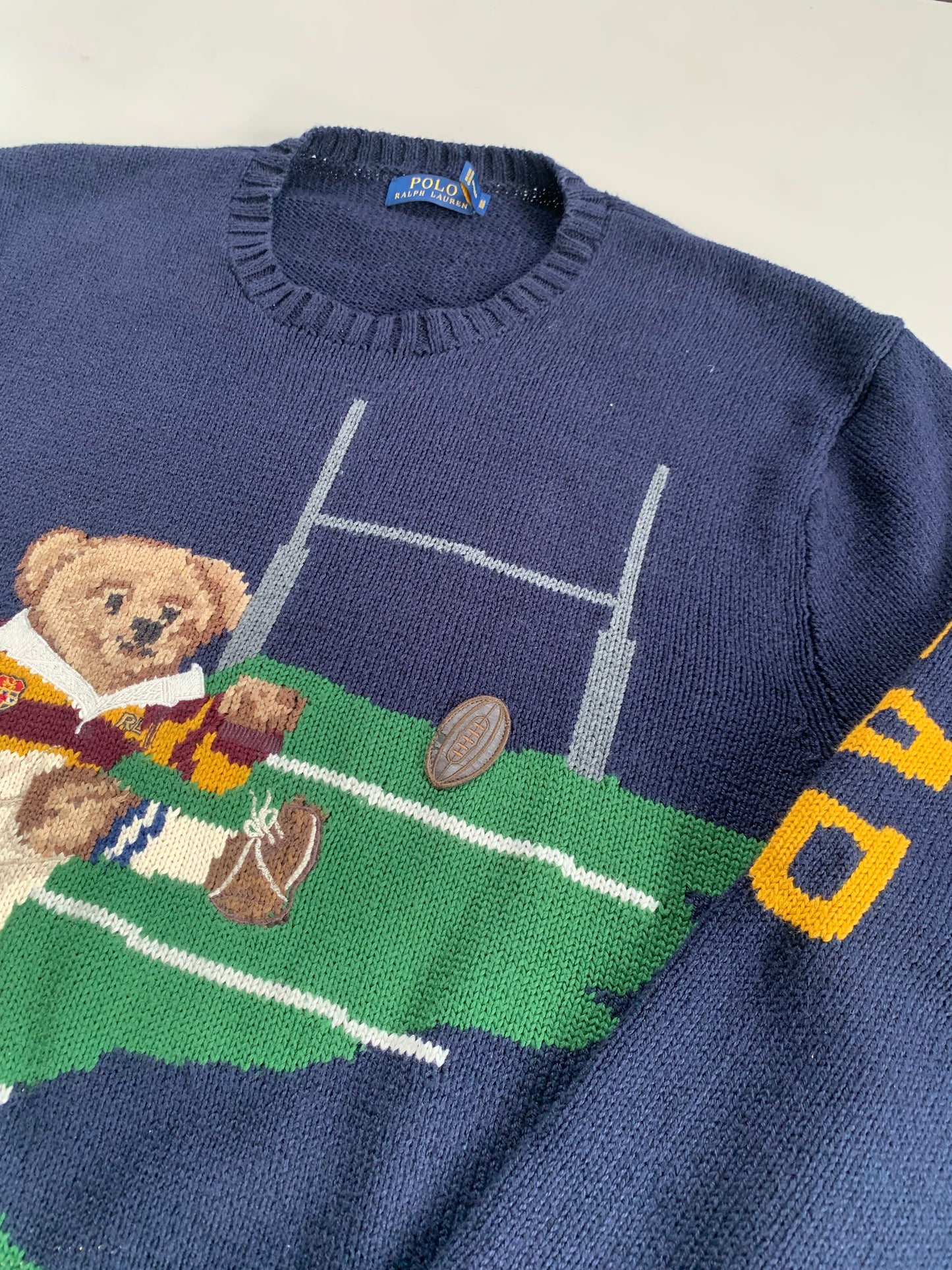 XL Polo Ralph Lauren Bear Rugby Sweater