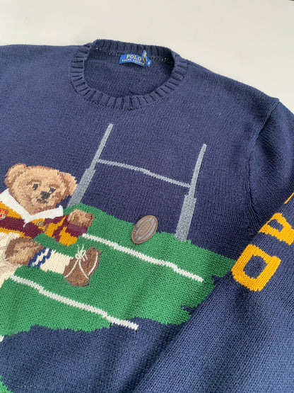 XL Polo Ralph Lauren Bear Rugby Sweater