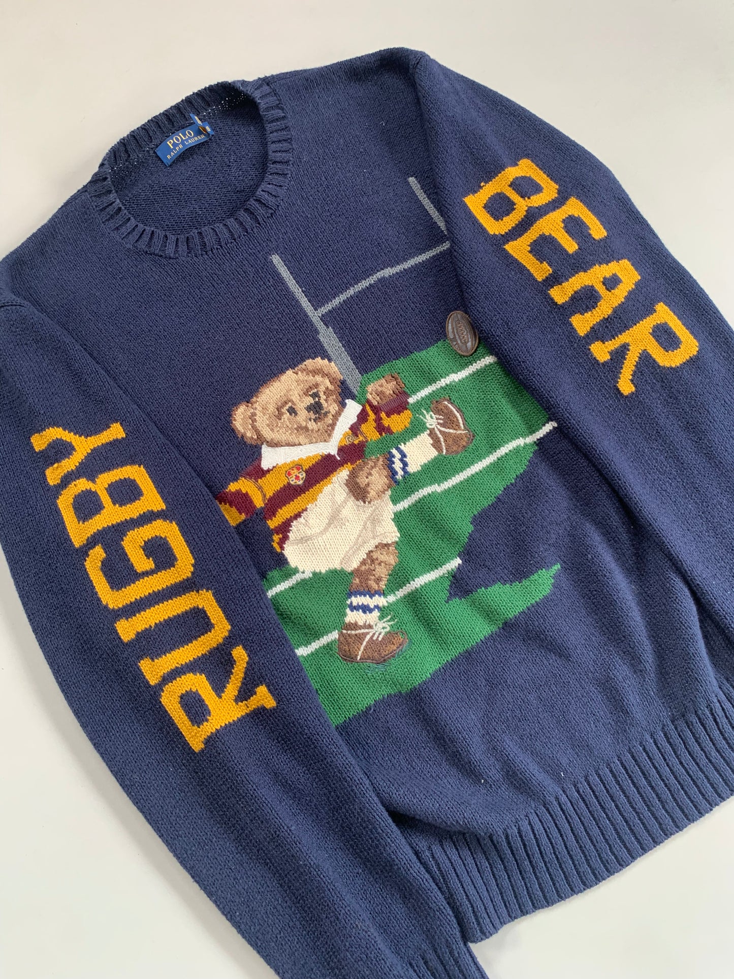 XL Polo Ralph Lauren Bear Rugby Sweater