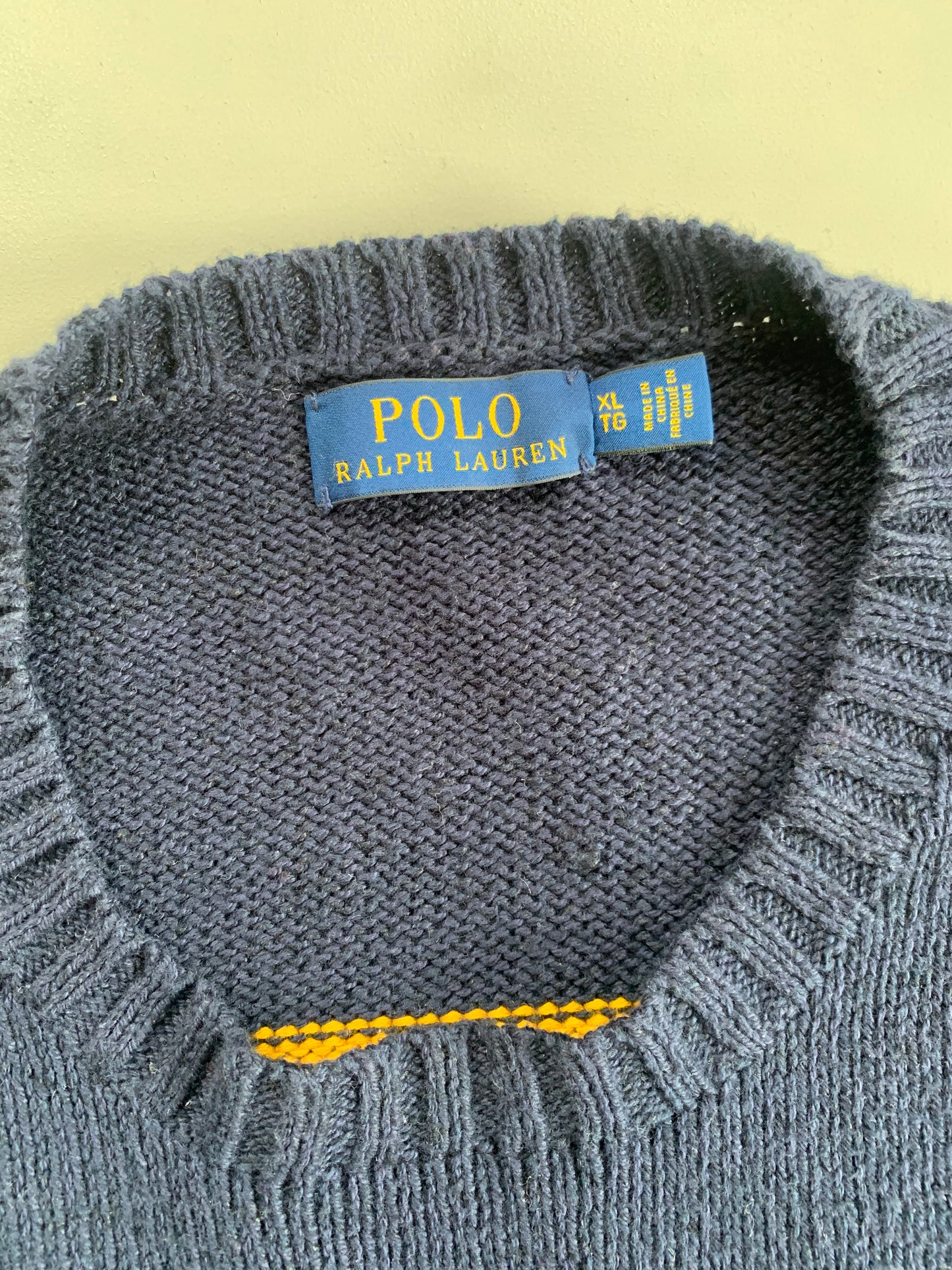 XL Polo Ralph Lauren Bear Rugby Sweater