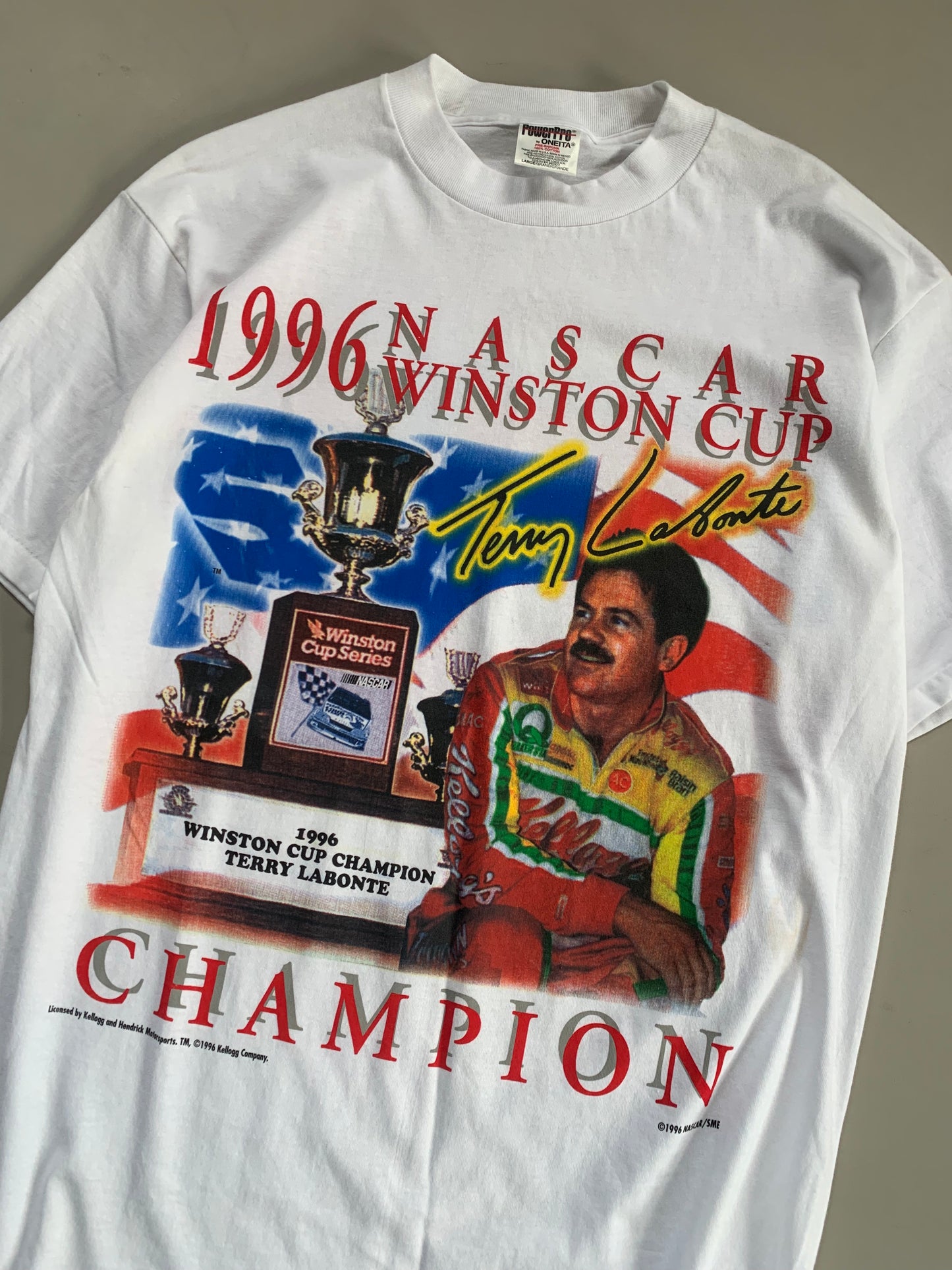 Large 1996 Terry Labonte Champion T-shirt