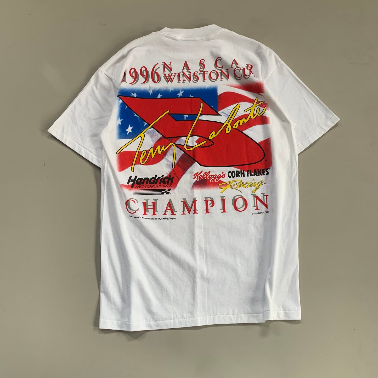 Large 1996 Terry Labonte Champion T-shirt