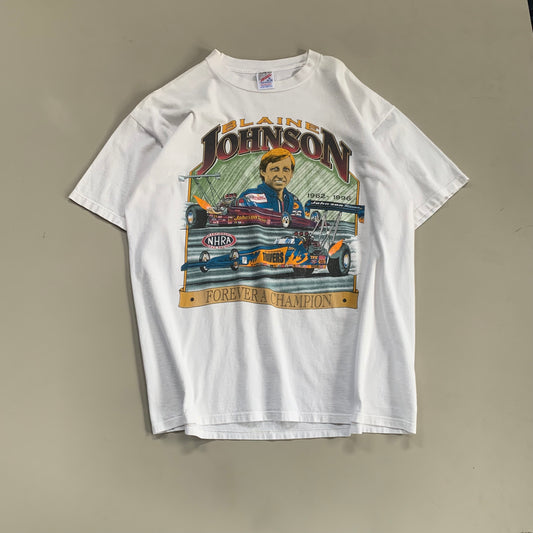 XL 1996 Blaine Johnson NHRA T-shirt