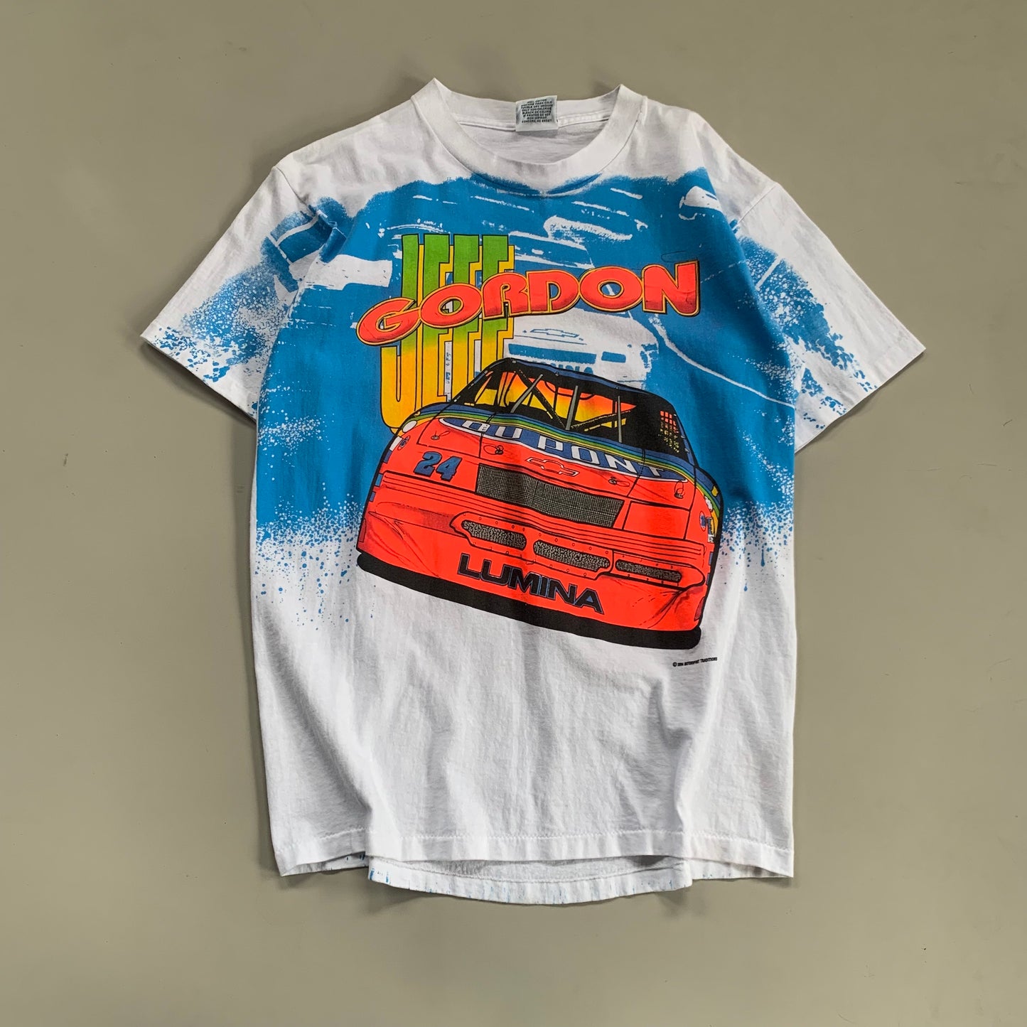Large 1994 Dupont Jeff Gordon AOP T-shirt