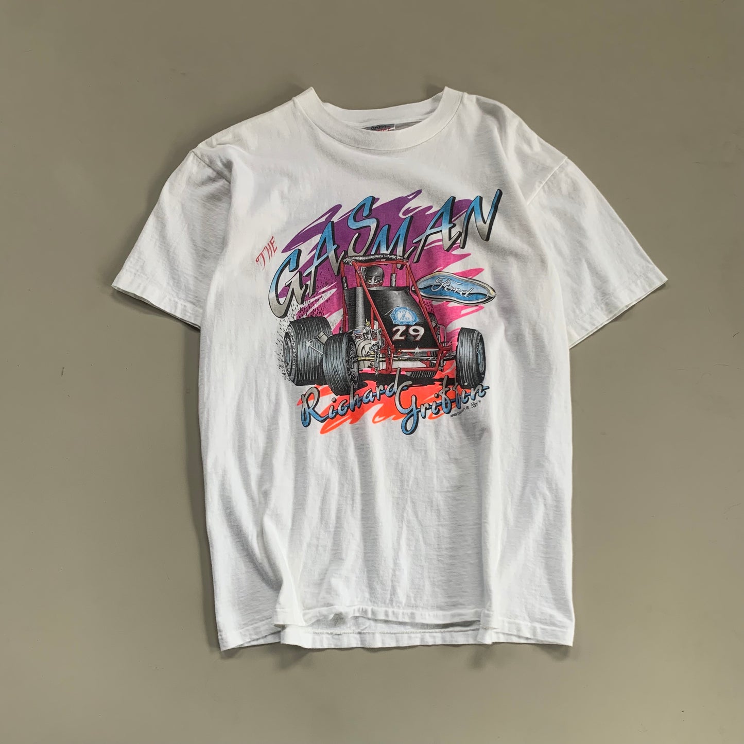 XL 1991 Richard Griffin "The Gas Man" T-shirt