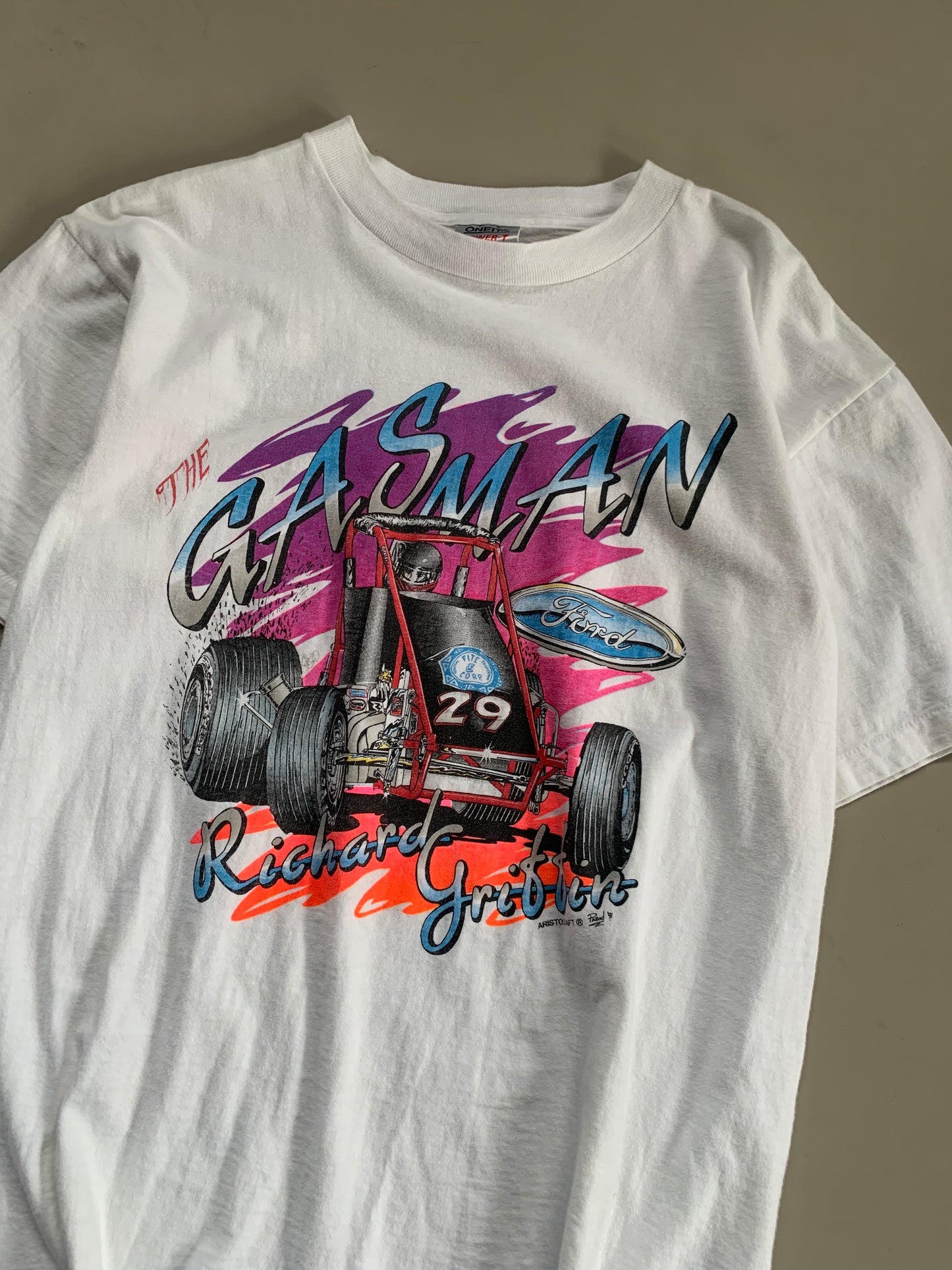 XL 1991 Richard Griffin "The Gas Man" T-shirt