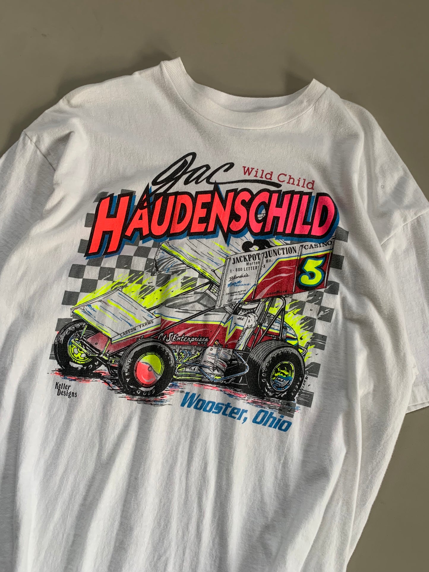 XL 90s Jac Haudenschild Wooster, Ohio T-shirt