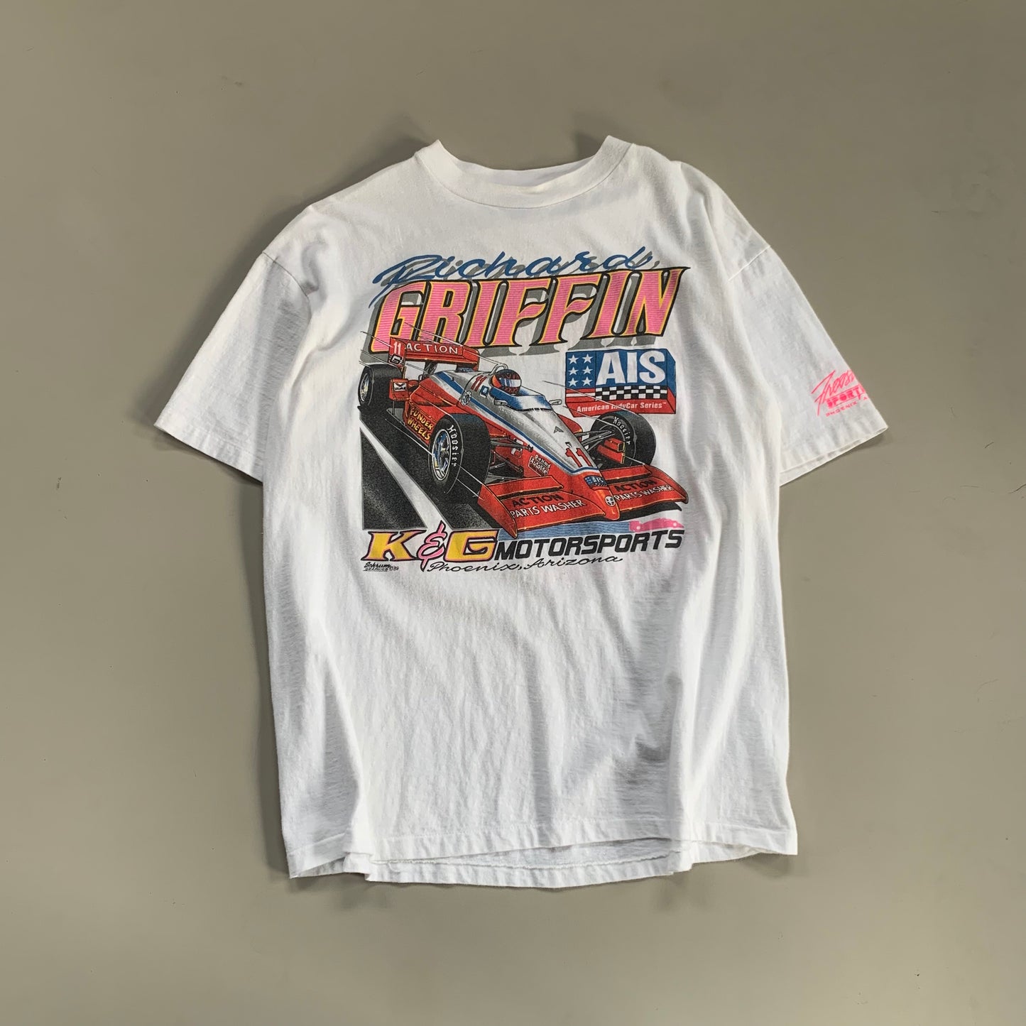 XL 1989 Richard Griffin Indycar T-shirt