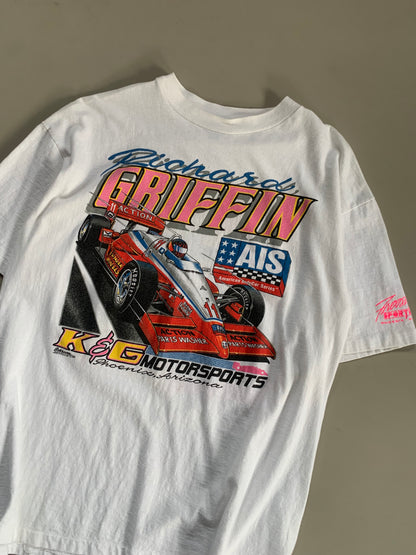 XL 1989 Richard Griffin Indycar T-shirt