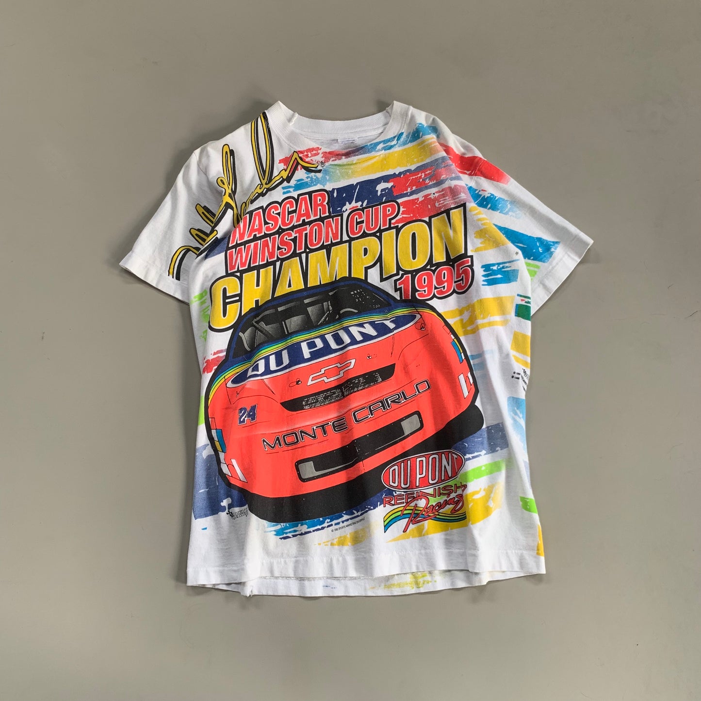 Medium 1995 Jeff Gordon Winston Cup Champ T-shirt