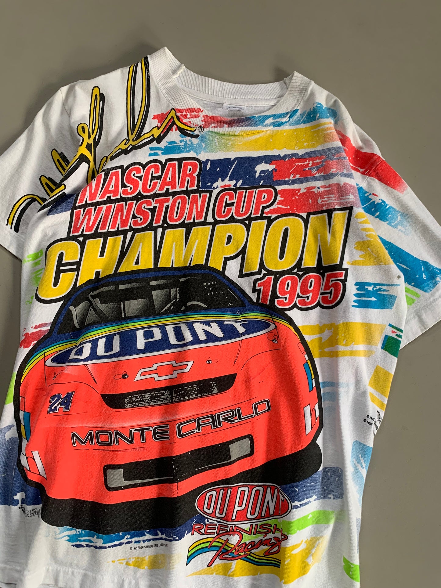 Medium 1995 Jeff Gordon Winston Cup Champ T-shirt
