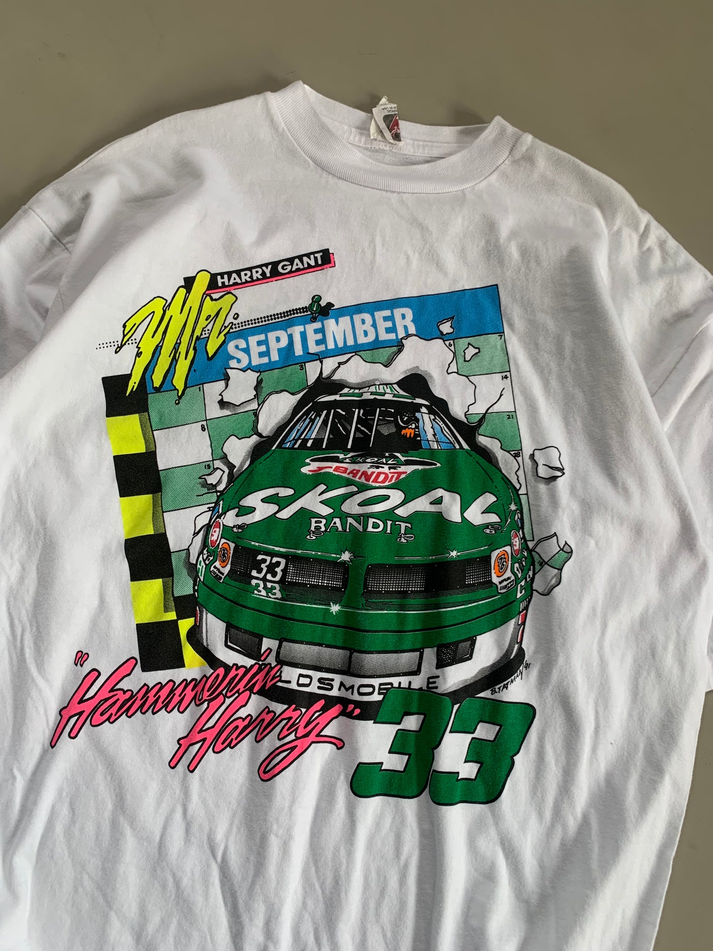 XL 1991 Harry Gant Hammering Harry T-shirt