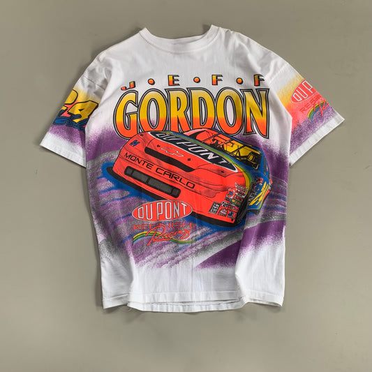 Large 1995 Jeff Gordon Life in the Fast Lane AOP T-shirt