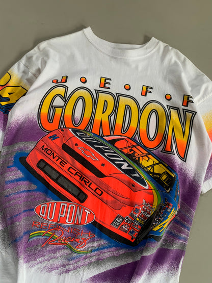 Large 1995 Jeff Gordon Life in the Fast Lane AOP T-shirt