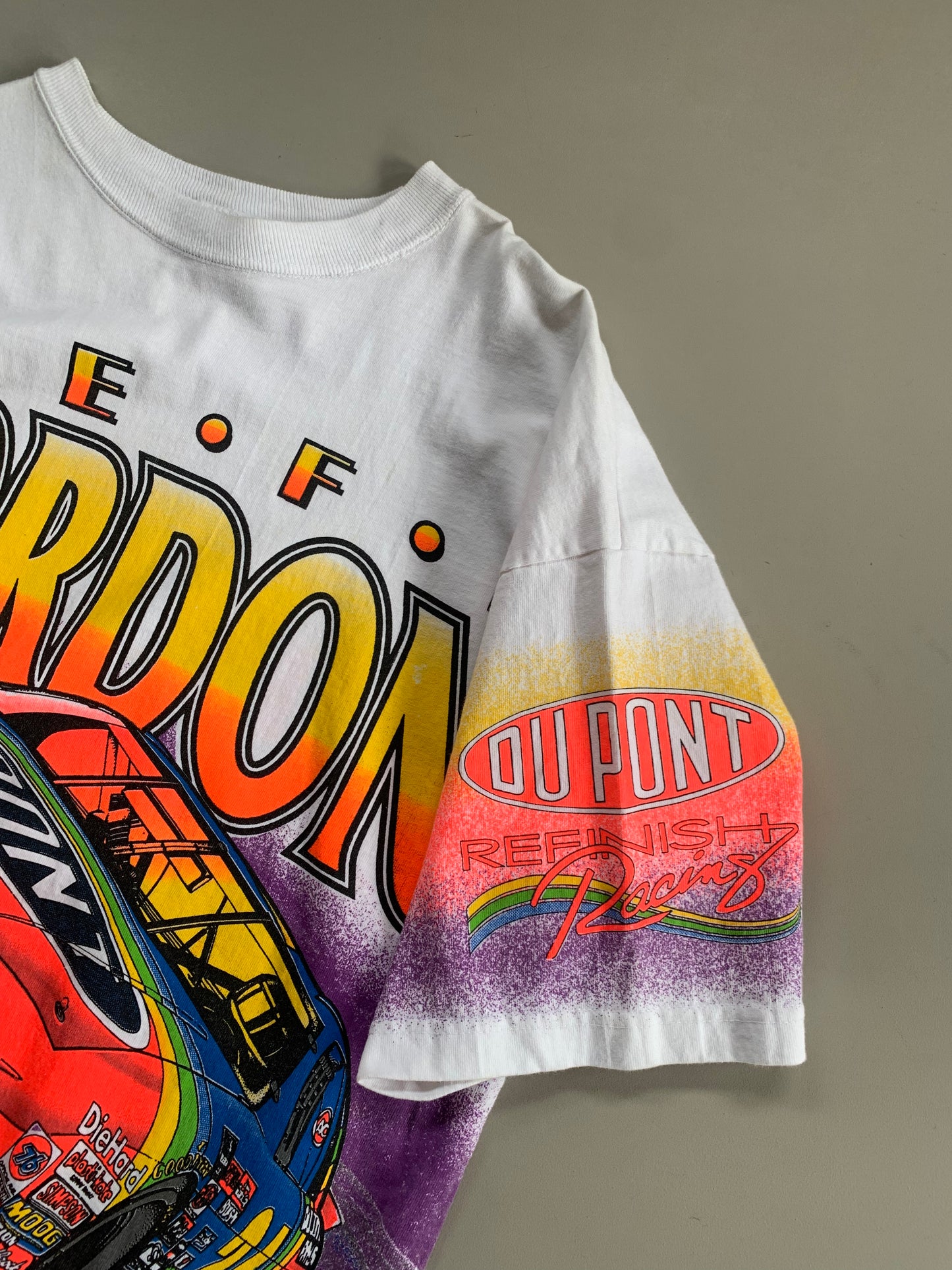Large 1995 Jeff Gordon Life in the Fast Lane AOP T-shirt