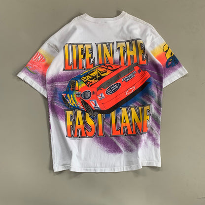 Large 1995 Jeff Gordon Life in the Fast Lane AOP T-shirt
