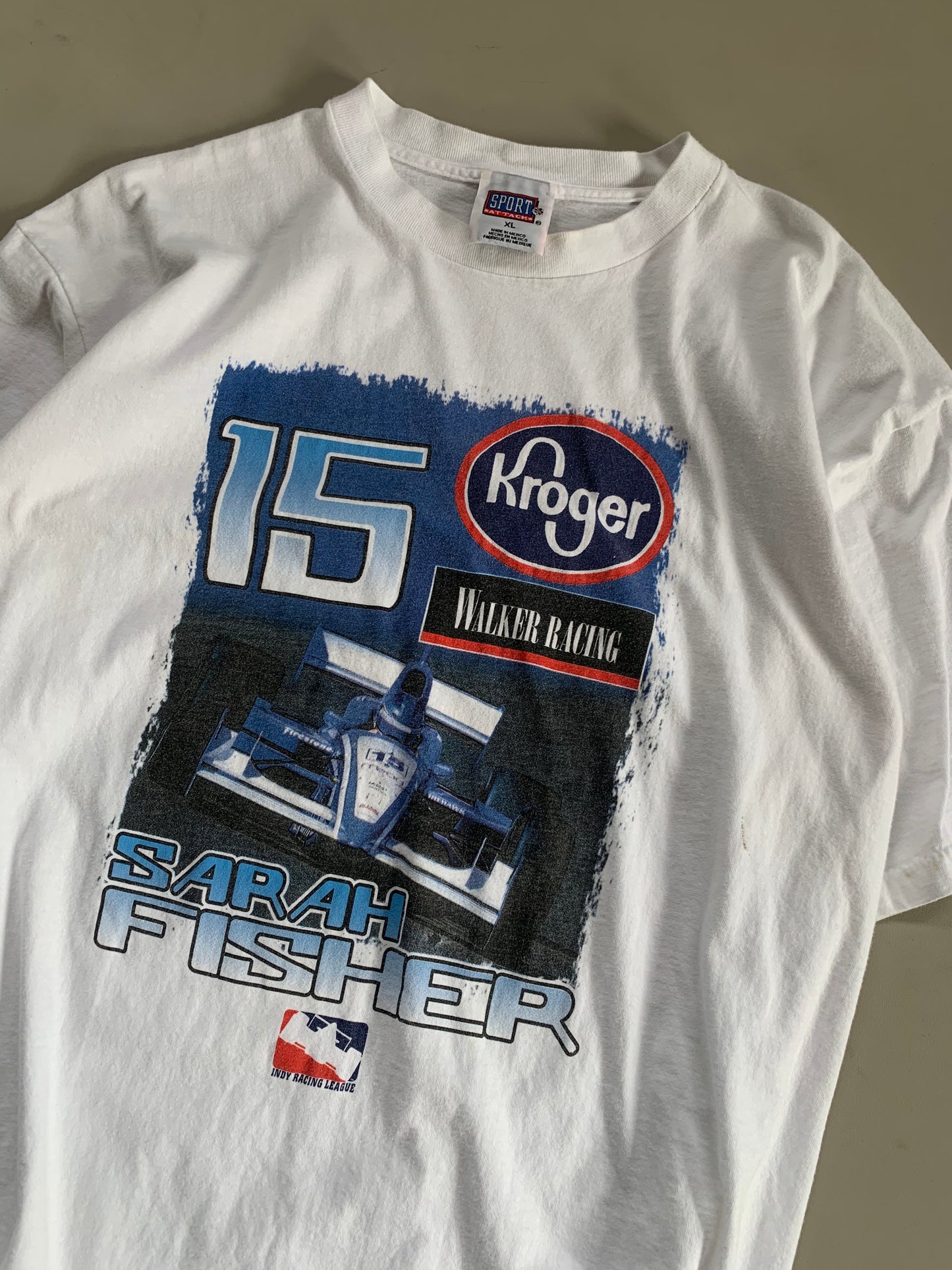 XL 90s Sarah Fisher Indy Car League T-shirt