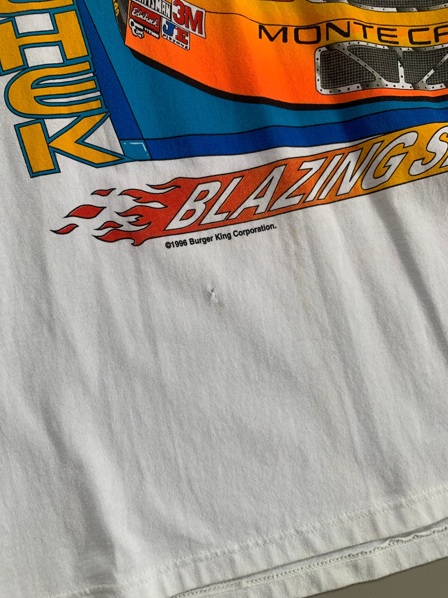 XL 1996 Joe Nemechek Burger King Racing T-Shirt