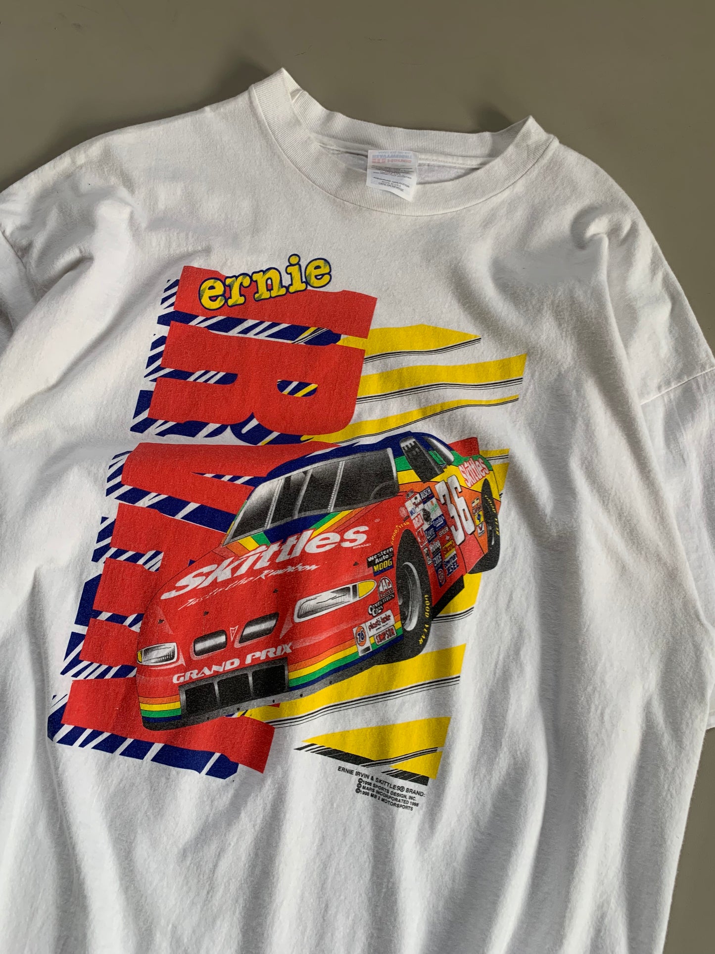 XXL 1998 Ernie Irvan Skittles T-shirt