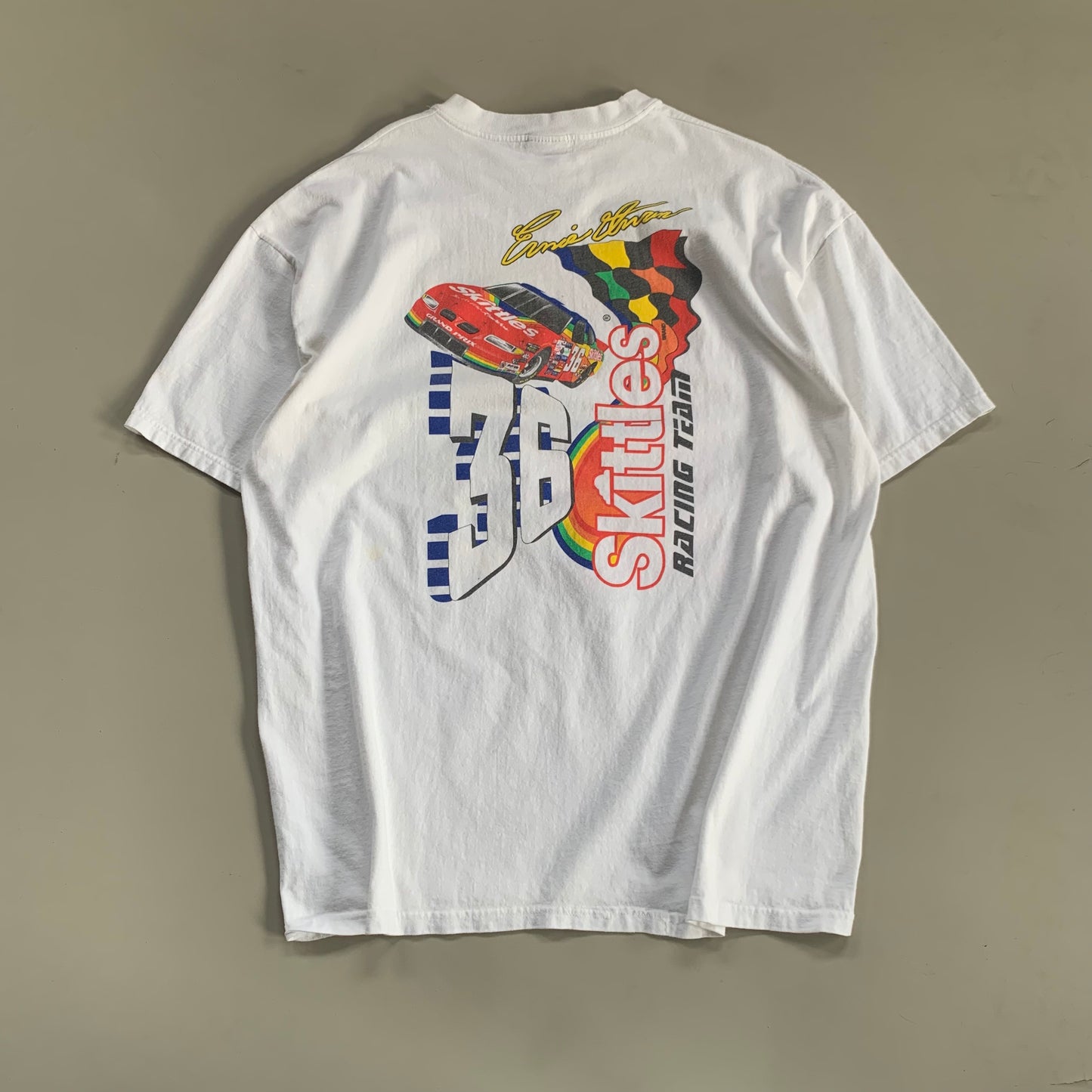 XXL 1998 Ernie Irvan Skittles T-shirt
