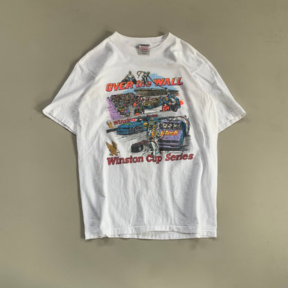Large 1990 Winston Cup Over the Wall T-shirt