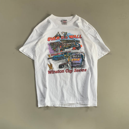 Large 1990 Winston Cup Over the Wall T-shirt