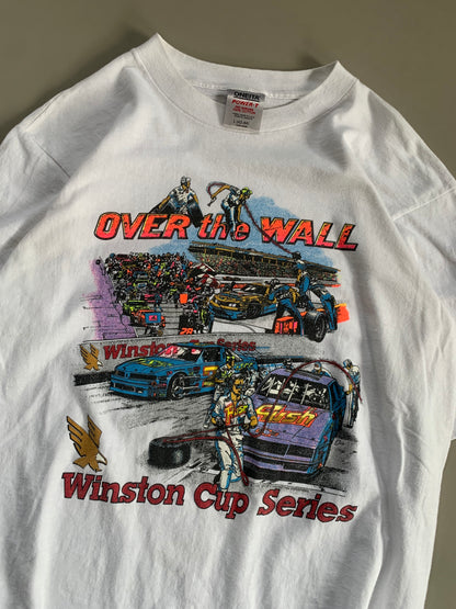 Large 1990 Winston Cup Over the Wall T-shirt