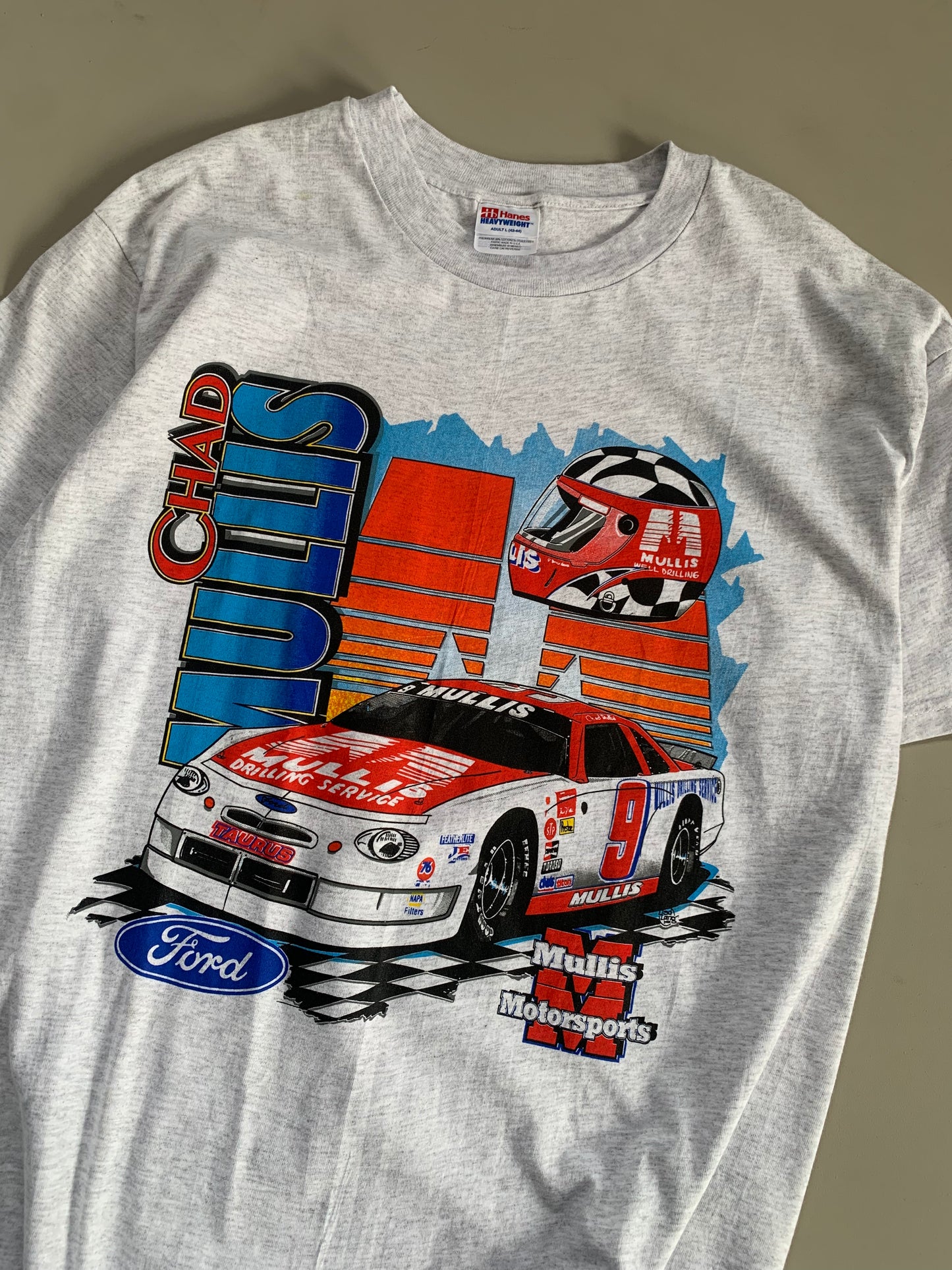 Large 1999 Chad Mullis Ford Racing T-shirt