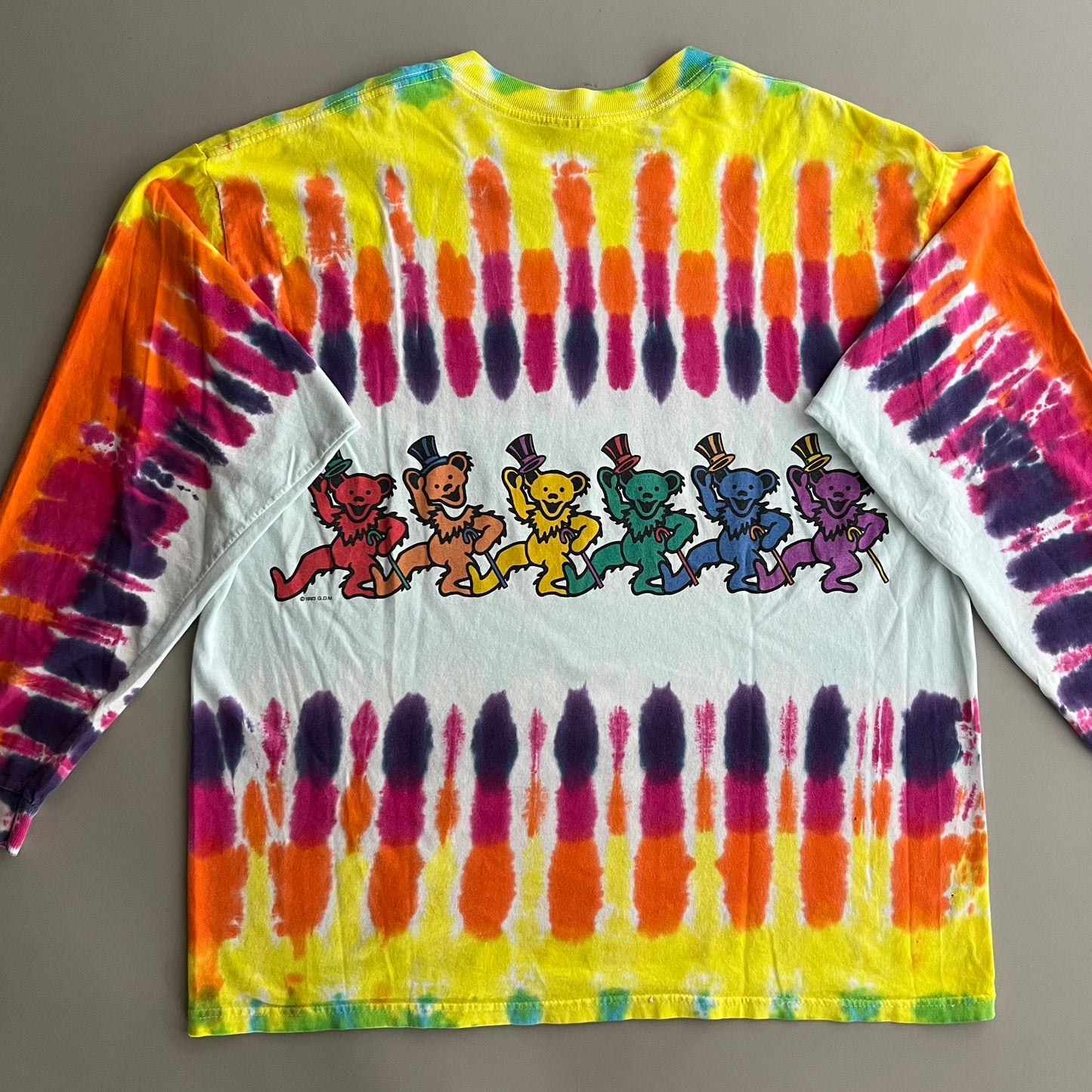 XL 1993 Grateful Dead Long Sleeve Tie Dye T-shirt
