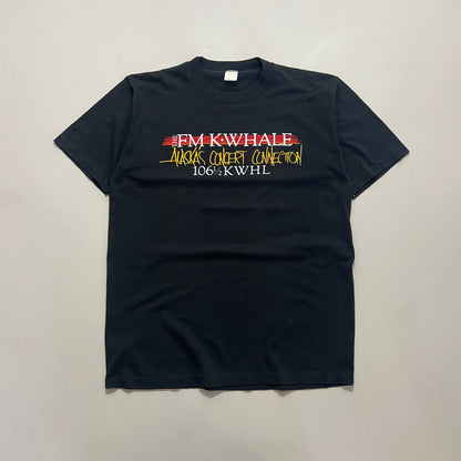 Large 1980s FM KWahle Alaska Concert Connection T-shirt