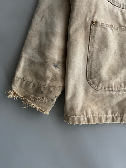 Large 1989 Distressed Carhartt 100 Years Chore Jacket