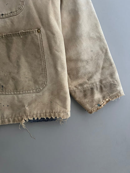 Large 1989 Distressed Carhartt 100 Years Chore Jacket