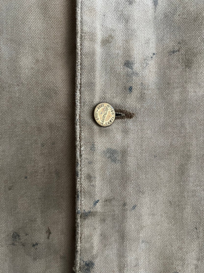 Large 1989 Distressed Carhartt 100 Years Chore Jacket