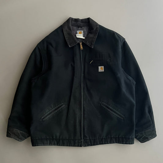2XL 90s Black Carhartt Detroit