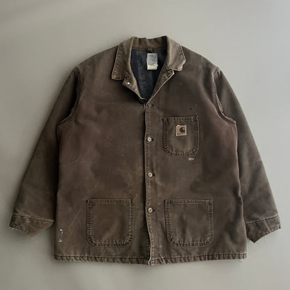 XL 90s Mocha Carhartt Chore Coat