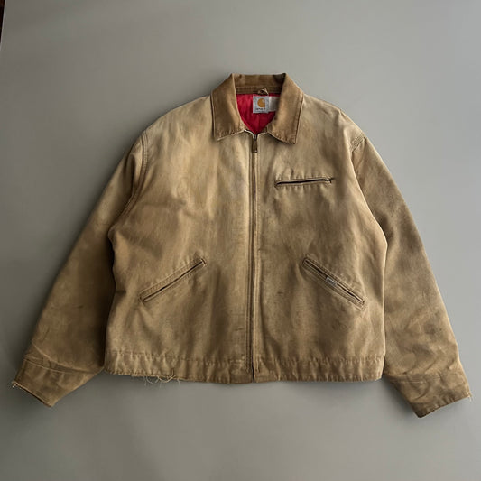 Medium 90s Carhartt Red Lined Detroit Jacket
