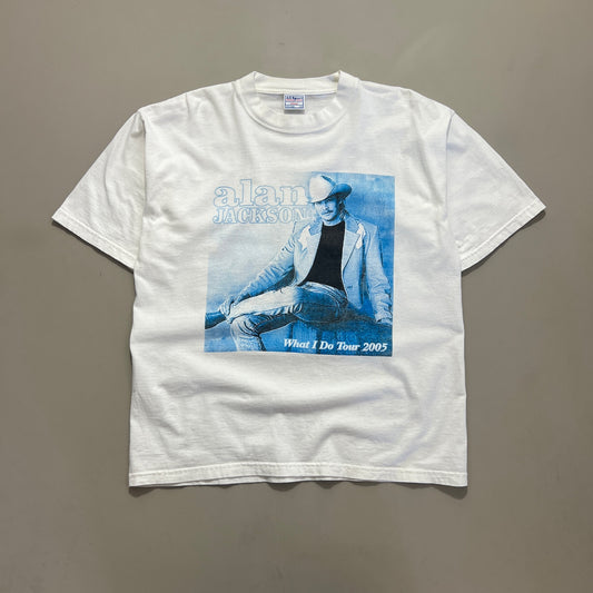 Large 2005 Alan Jackson What I Do Tour T-shirt