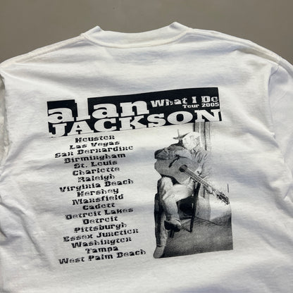 Large 2005 Alan Jackson What I Do Tour T-shirt
