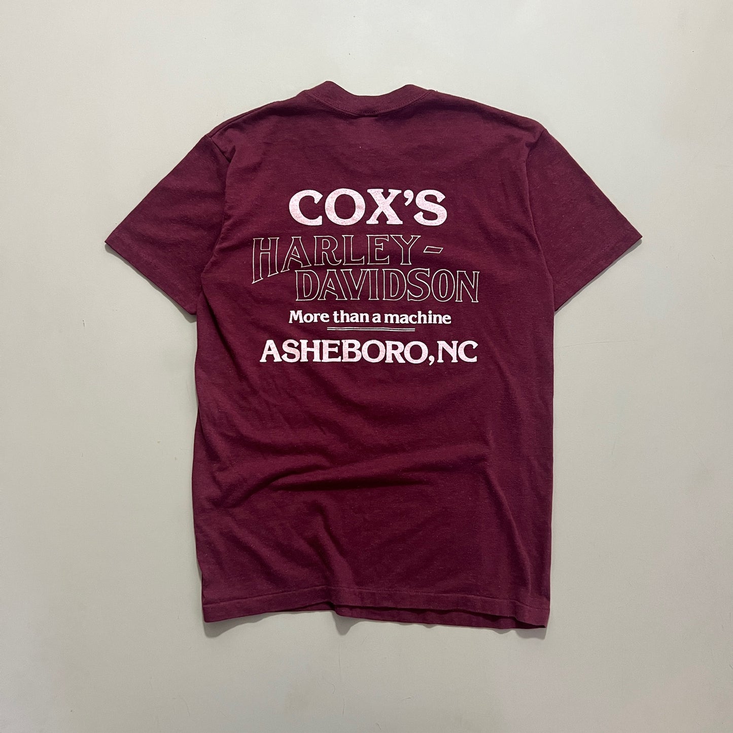 Medium 1980s Harley Davidson Cox's NC T-shirt